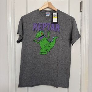 Junk Food Clothing Men's Reptar T-Shirt | Size: M | Color: Gray